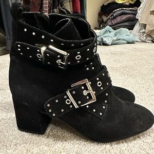 Worn once Rebecca Minkoff studded black boots. Size 5.5.